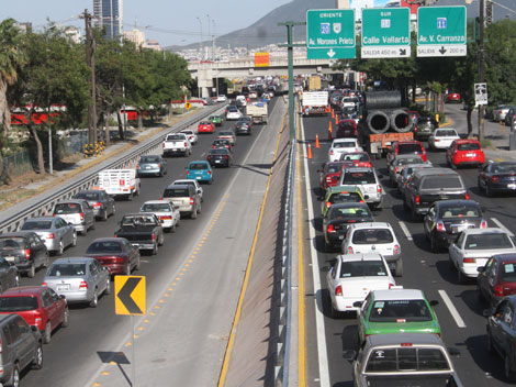En Morones Prieto ha habido congestionamientos.