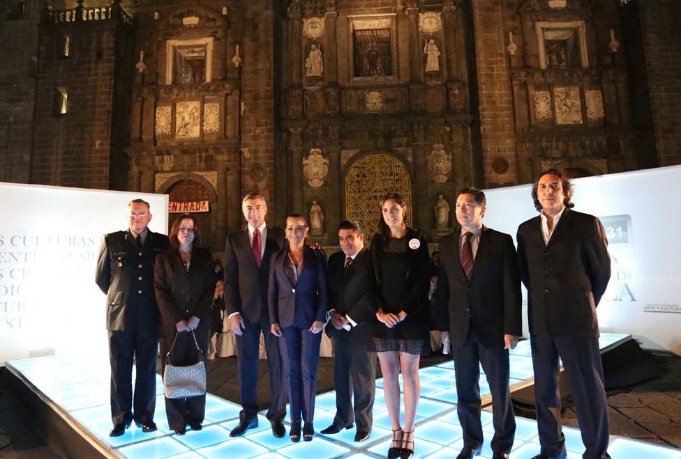 El alcalde Antonio Gali conmemoró los 483 años de la fundación de Puebla.