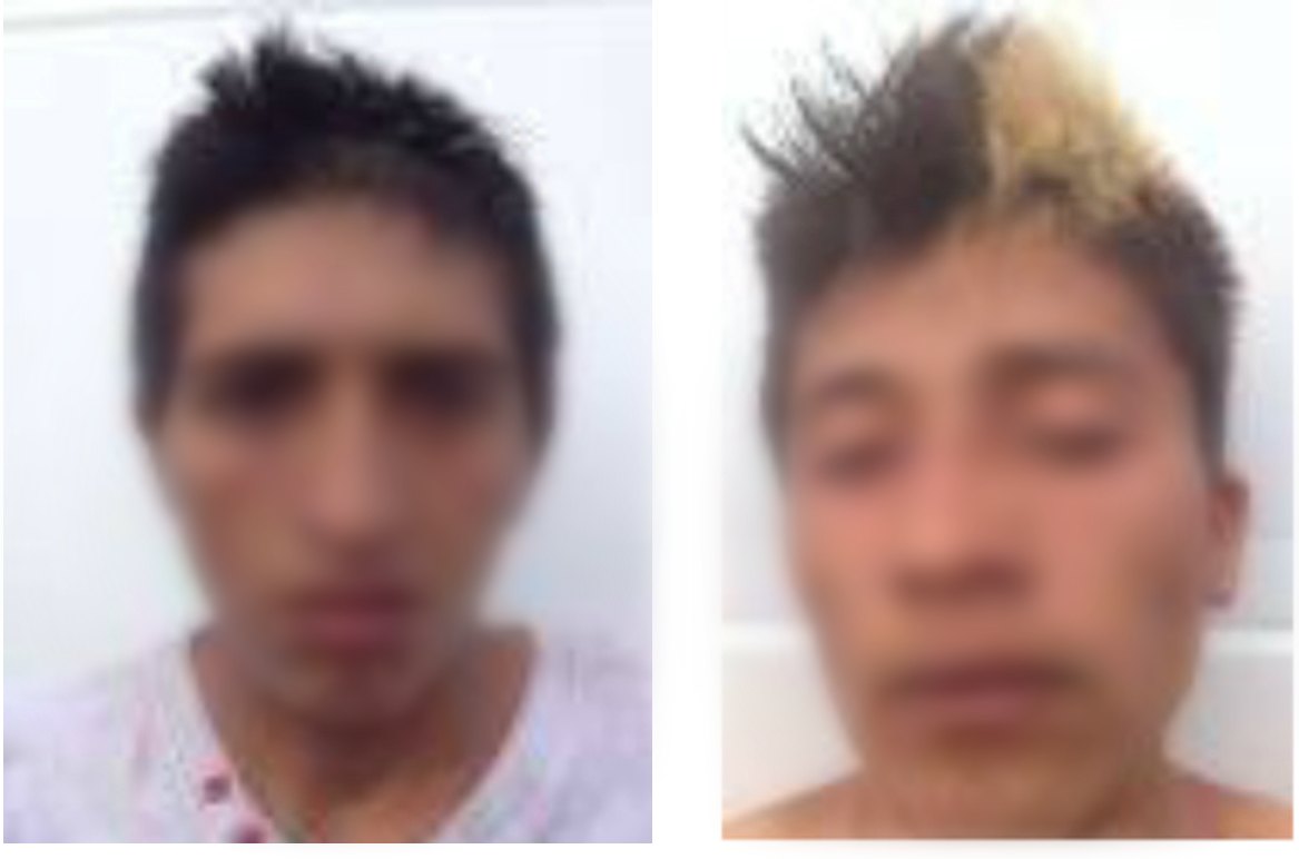 Presuntos extorsionadores de Chalco, Estado de México.