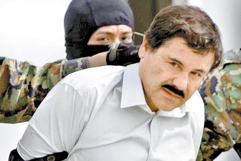 "El Chapo" Guzmán, uno de los delincuentes por los que se ofreció recompensa.