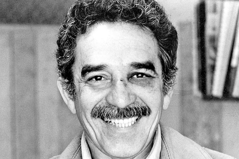 García Márquez pidió ser fotografiado con el rostro congestionado.