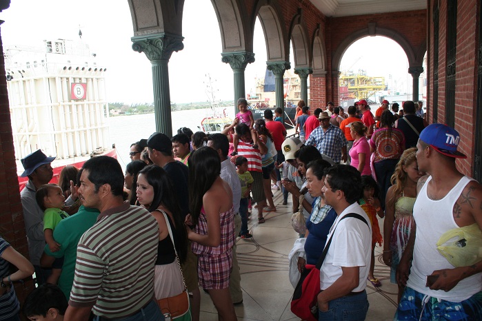 Cientos de personas visitaron las instalaciones de la ex Aduana de Tampico durante este periodo vacacional de semana santa