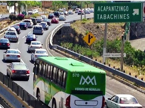 La concentración severa inicia desde La Pera hasta Topilejo.
