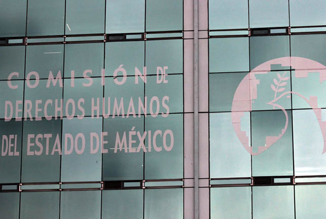 Edificio de la Comisión de Derechos Humanos del Estado de México.