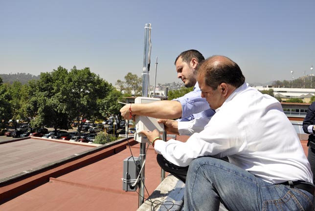 El equipo forma parte del programa piloto de monitoreo atmosférico de Naucalpan.