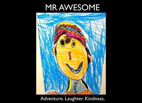 "Mr. Awesome" es un superhéroe que amaba el fútbol y que nos asombraba con sus habilidades atléticas.