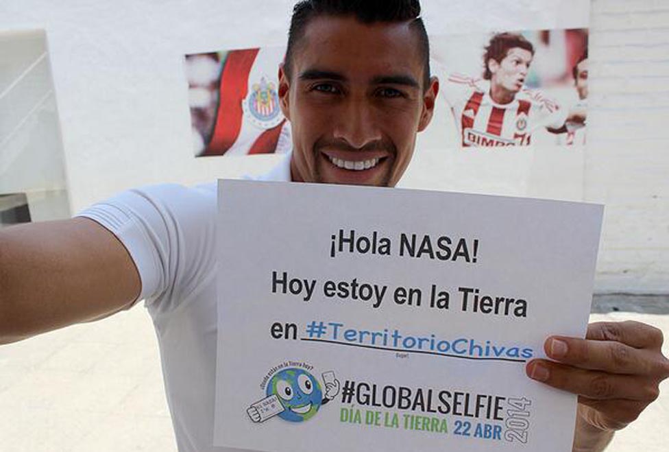 Selfie de Pato Araujo para la NASA.