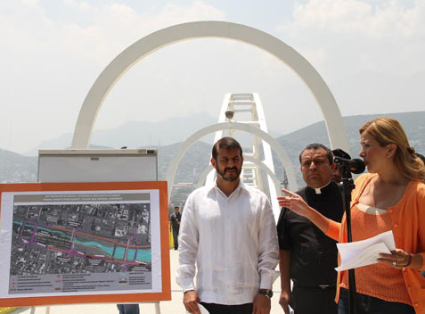 Margarita Arellanes presentó un mapa del operativo. 