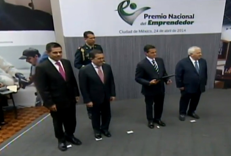 Entrega del Premio Nacional del Emprendedor