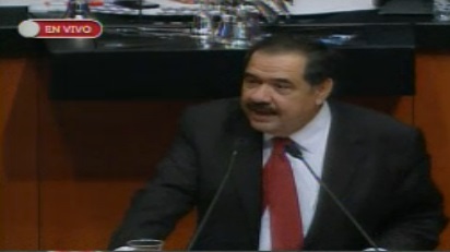 Héctor Larios, presidente de la Comisión de Comercio del Senado.