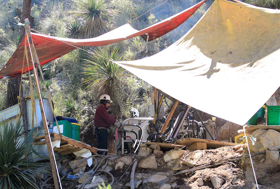 Zona de exploración en Ixtacamatitlán en 2013.