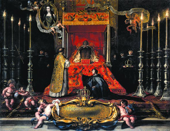 Exequias de la Reina María Luisa de Orleans, Sebastián Muñoz, 1689