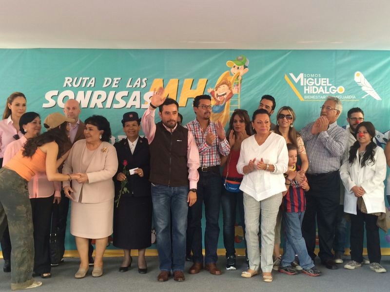 Famosos crearon la "Ruta de la sonrisa". 