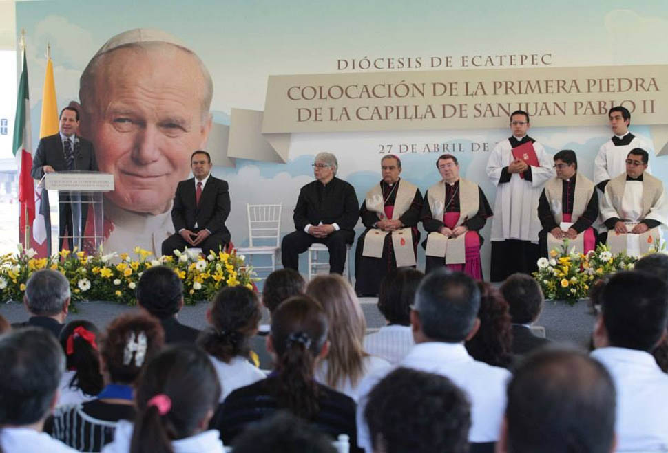Esta será una de las primeras iglesias consagradas a San Juan Pablo II.