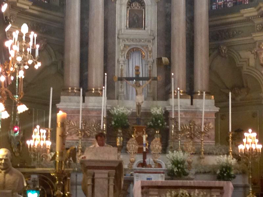 Hoy se recordó a Juan Pablo II y a Juan XXIII.