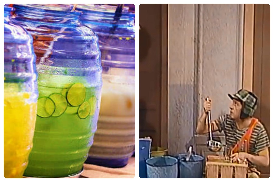 Las aguas frescas, infaltables en la cocina mexicana, fueron uno de los negocios del Chavo, quien propició algunas confesiones con los sabores tradici