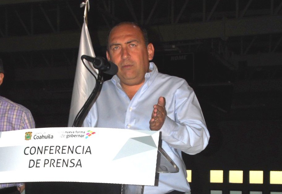 El gobernador de Coahuila anunció el compromiso en su rutinaria rueda de prensa.