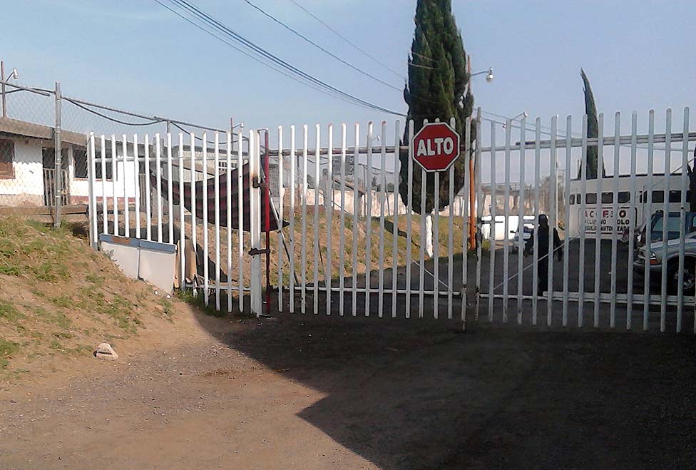 Instalaciones de la Seguridad Pública en San Martín Texmelucan.
