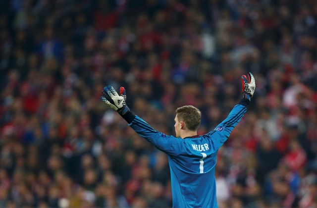 Champions League: Manuel Neuer en el juego contra el Real Madrid 