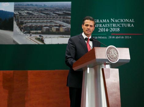 El Plan Nacional de Infraestructura fue presentado ante el Presidente de la República.