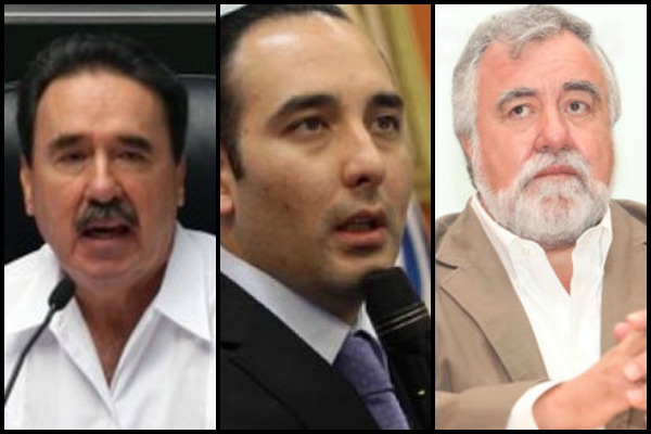 Los senadores del PRI, Emilio Gamboa, del PAN, Roberto Gil Zuarth, y el perredista Alejandro Encinas coincidieron en si se definen las facultades del 