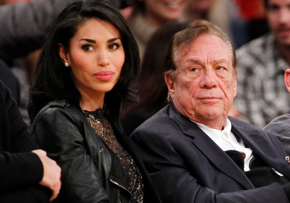 V. Stiviano y Donald Sterling
