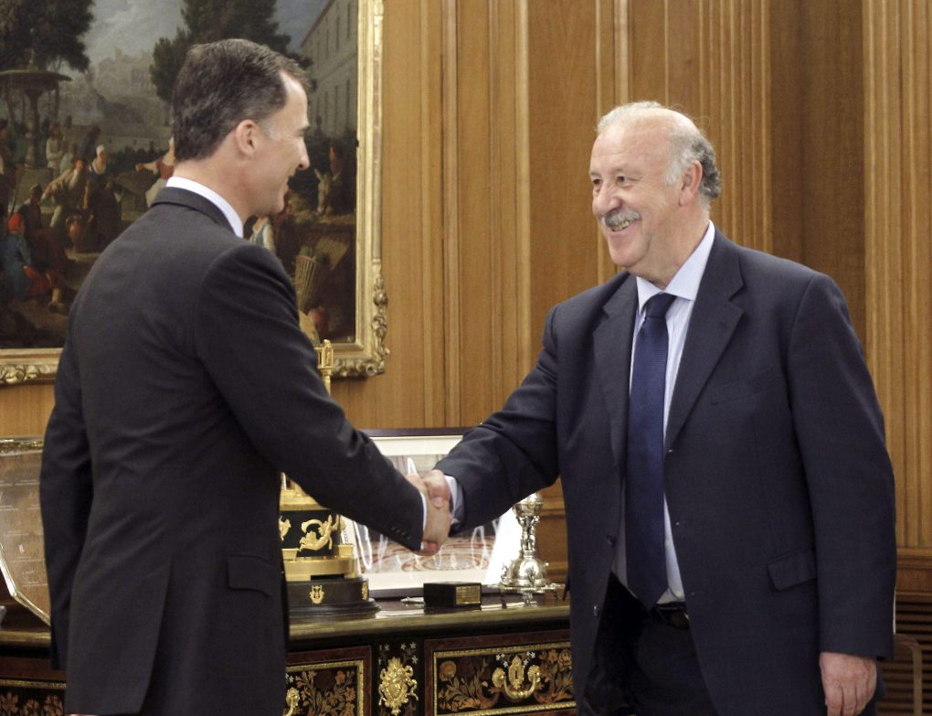 Vicente del Bosque, técnico de España