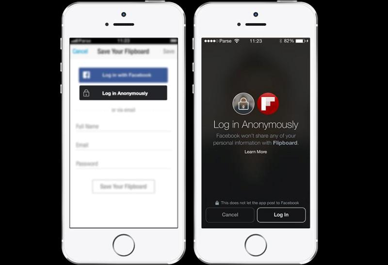 Anonymous Login es la aplicación con la que los usuarios decidirán qué información desean compartir.