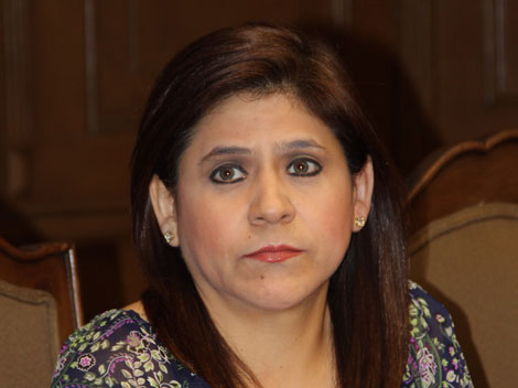 La secretaria del Ayuntamiento, Sandra Pámanes Ortiz.