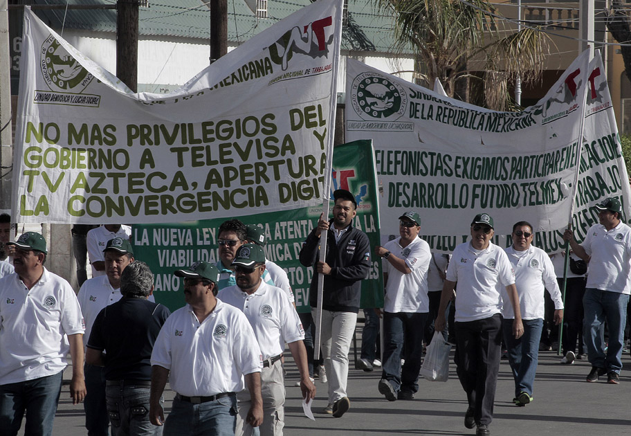 Participaron diversos sindicatos de la ciudad.