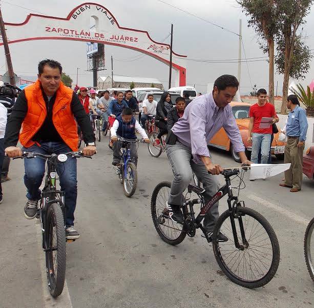 El municipio se unió a la estrategia Bici-tando. 