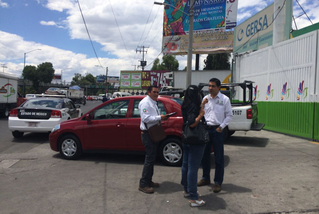 En atención a una denuncia ciudadana.