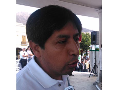 Jaime Trejo, líder sindical.