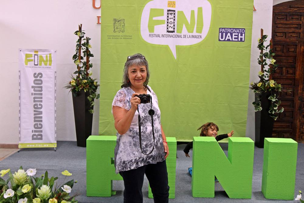 La fotoperiodista mexicana Elsa Medina. 