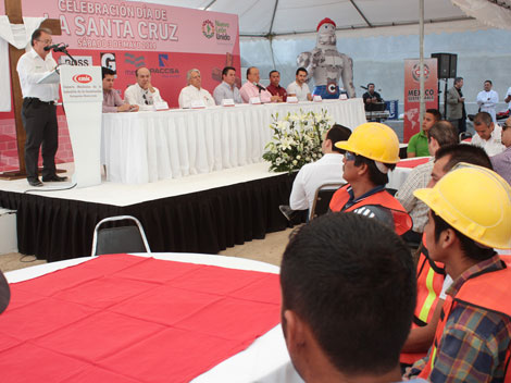 Los trabajadores de la construcción fueron reconocidos.
