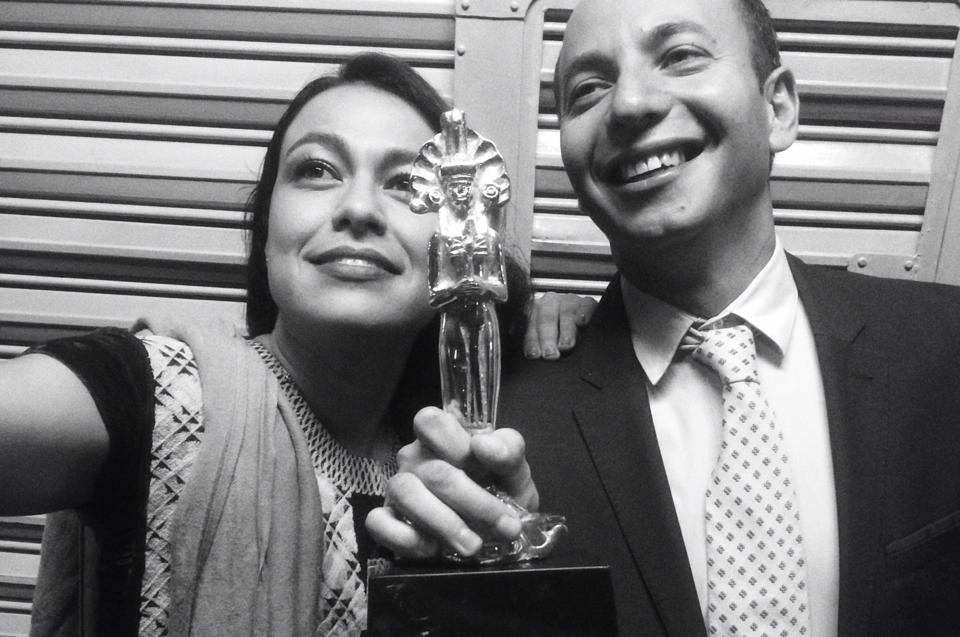El cineasta Roberto Fiesco ganó una Diosa de Plata por su trabajo en el cortometraje 'Estatuas'. 