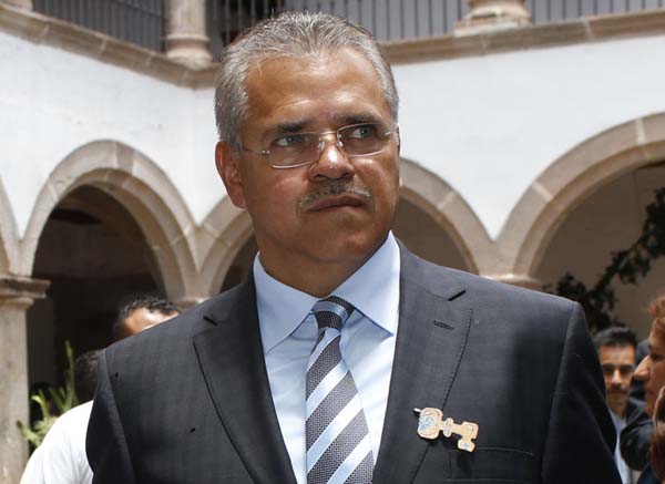 El Secretario Alfredo Ahedo Mayorga.