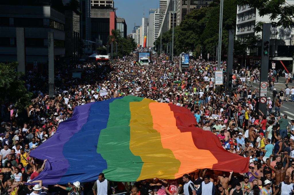 Marcha gay en Brasil