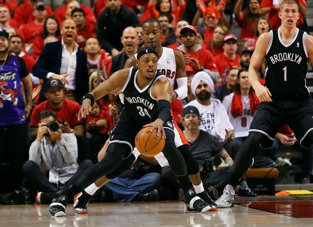 Paul Pierce, jugador de los Nets de Brooklyn