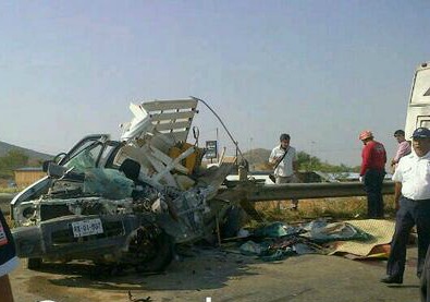 El accidente ocurrió en la carretera Oaxaca-Puerto Escondido en el tramo a Zimatlán.