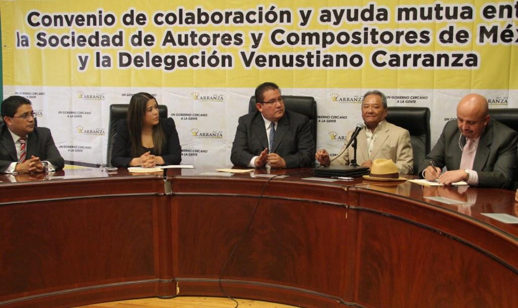 El compositor, Armando Manzanero, destacó que es la primera vez que la SACM firma un acuerdo de tal magnitud.