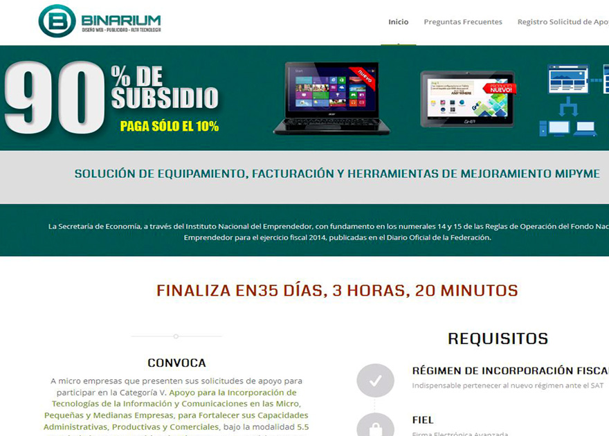 El trámite puede ser realizado vía web.
