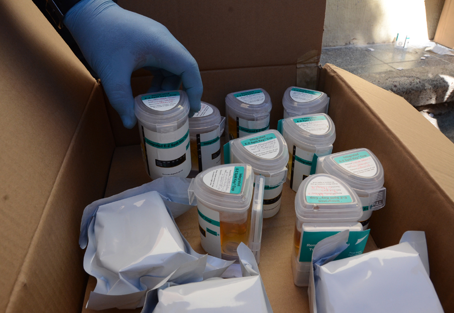 Exámanes de antidoping esta mañana en Gómez Palacio.