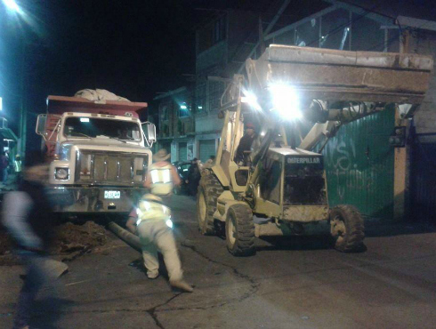 Vecinos decidirán si continúan obras para el suministro de agua en San Bartolo Ameyalco, delegación Álvaro Obregón, una vez que disipen sus dudas sobr