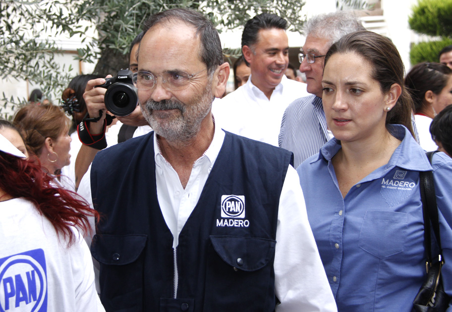 El ex dirigente del PAN, estuvo acompañado por panistas reconocidos en La Laguna.