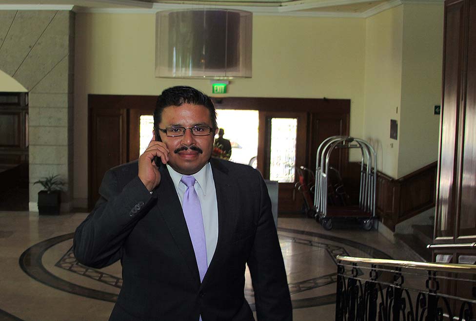 Eric Cotoñeto, dirigente estatal del PRD.