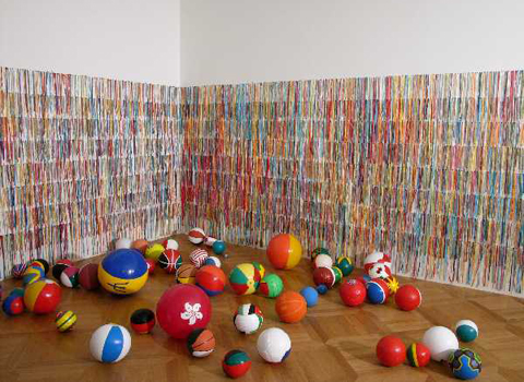 Esta es una de las instalaciones artísticas que el público podrá apreciar. 