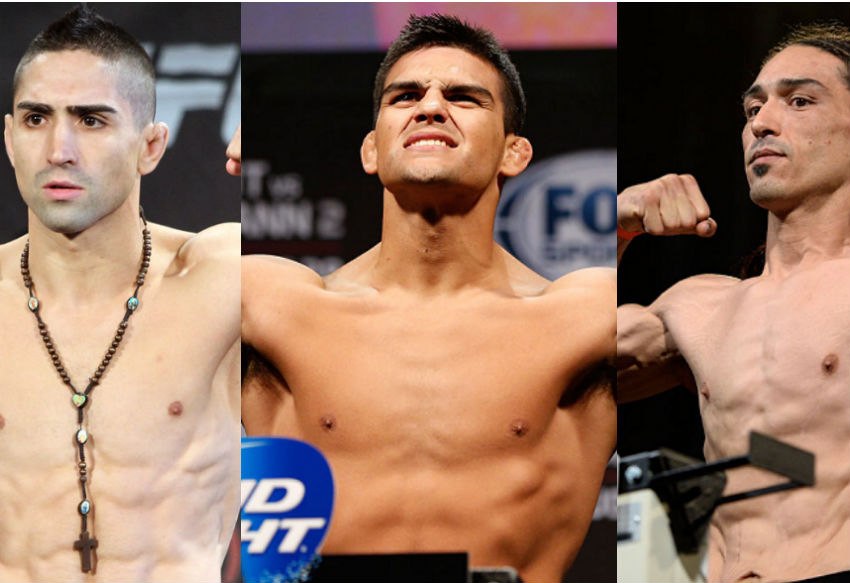 Ricardo Lamas, Kelvin Gastelum y Frank Treviño
