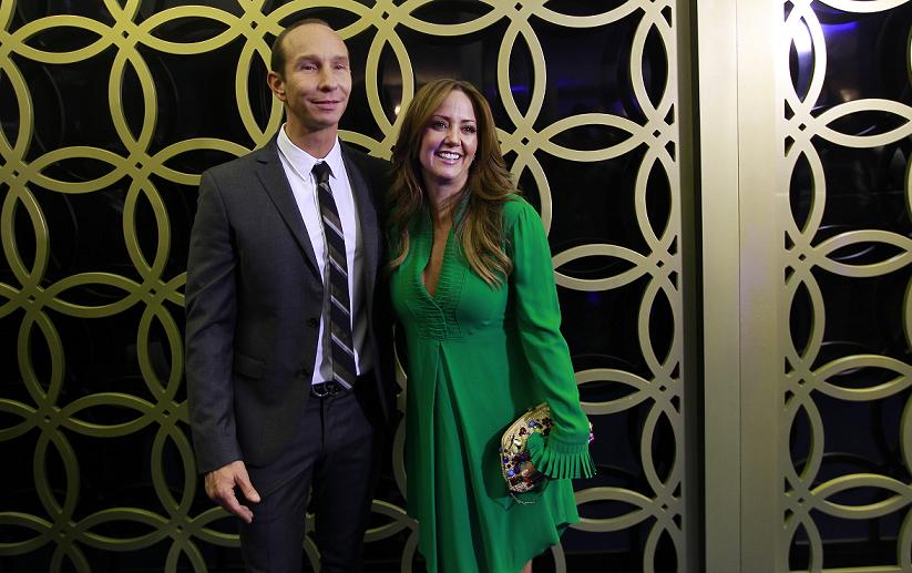 Erik Rubín y Andrea Legarreta asistieron a la gala. 