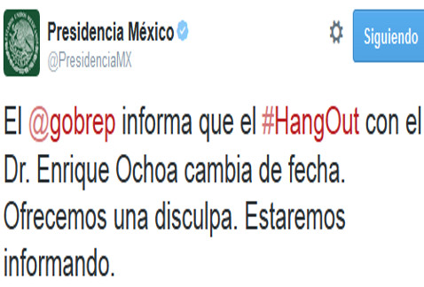 Tomada de Twitter / @PresidenciaMX